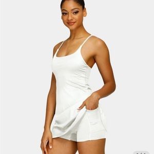 Halara Everyday Cloudful™ Backless 2-in-1 Flare Workout Dress-Wannabe